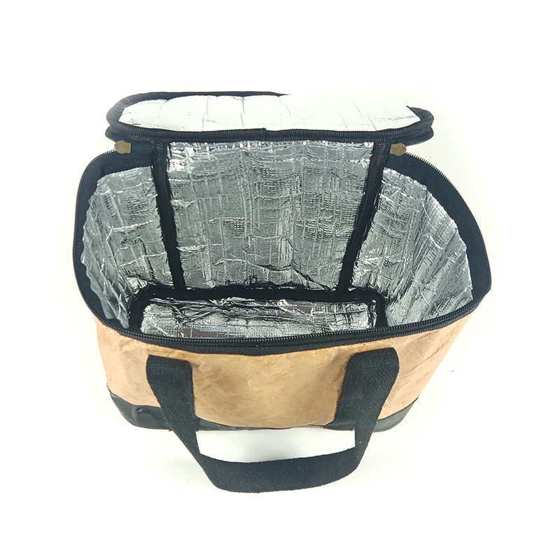 SGC28 Custom Dupont Tyvek αδιάβροχο μονωμένο χαρτί Tote Lunch Cooler τσάντα για συσκευασία τροφίμων πικνίκ